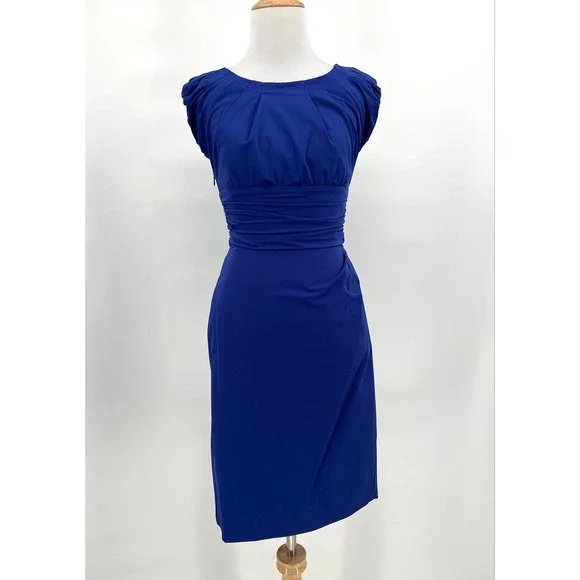 DIANE VON FURSTENBERG Jamila Dress Blue 0 - Picture 3 of 11